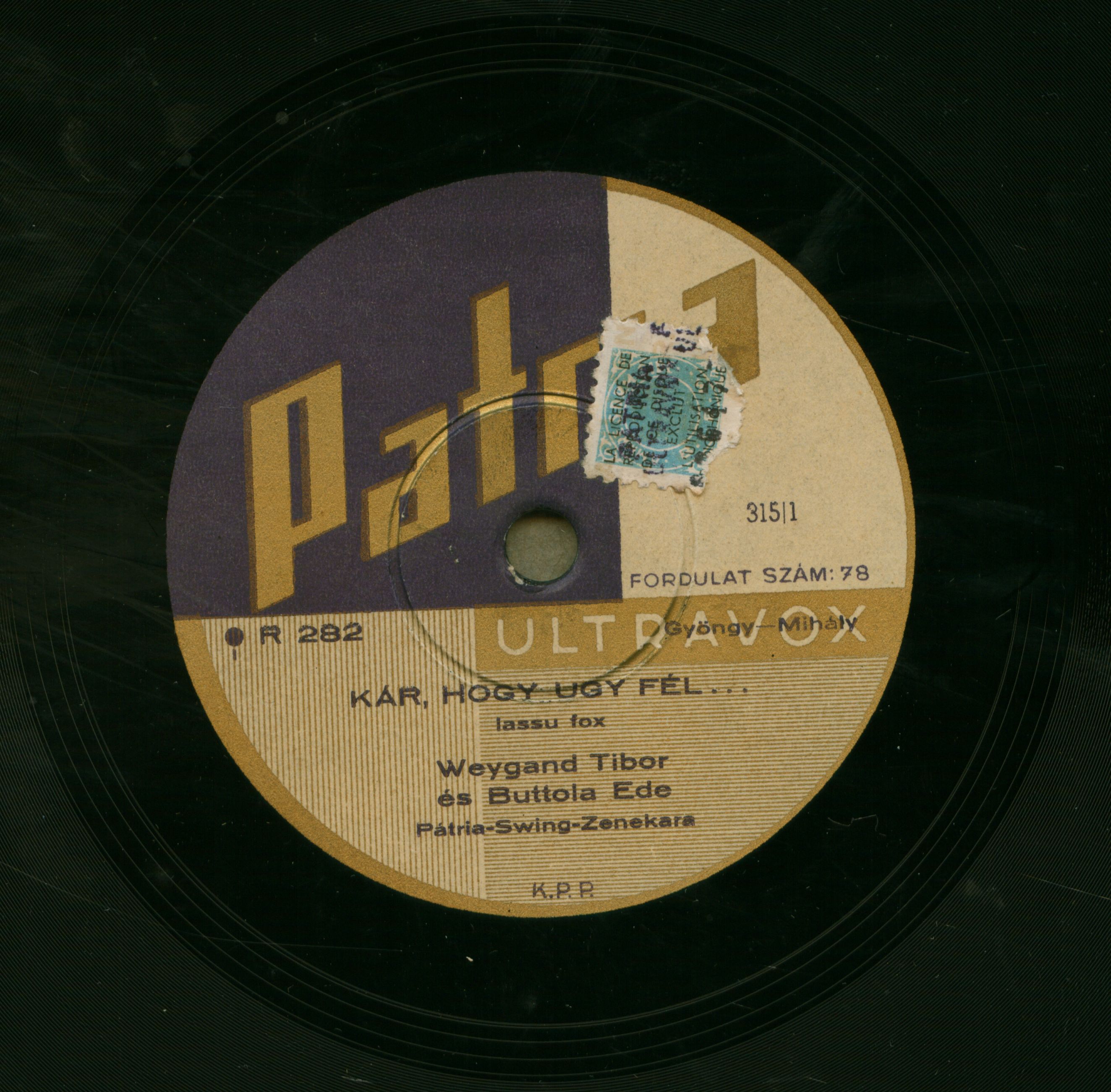 Weigand Tibor és Buttola Ede